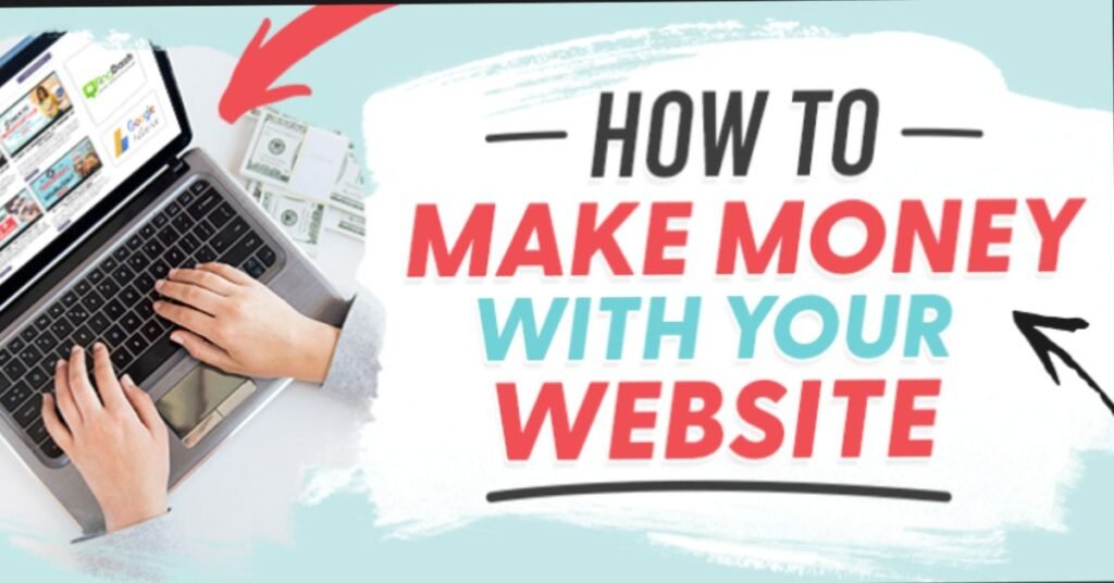 Earn money from website